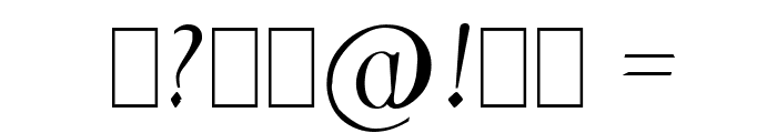 arif Italic Font OTHER CHARS