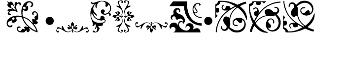 Arabesque Ornaments 2 Regular Font LOWERCASE