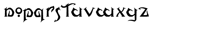 Archibald BA Regular Font LOWERCASE