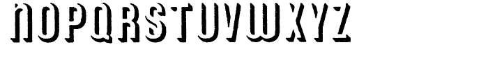 Archive American Shadow Font LOWERCASE
