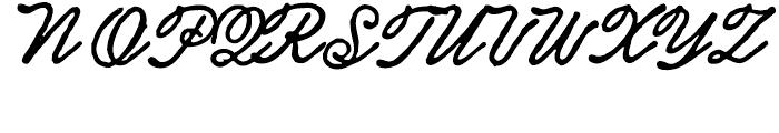 Archive Autograph Script Font UPPERCASE