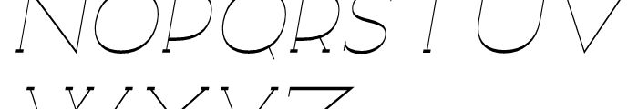 Archivio Italic Slab Inverted 400 Font UPPERCASE