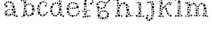 Arco Star Regular Font LOWERCASE