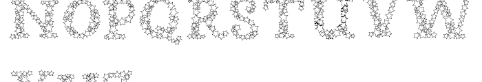 Arco Star Shine Font UPPERCASE