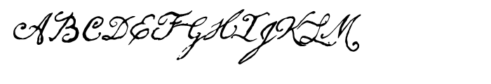 Arendahl Script Regular Font UPPERCASE