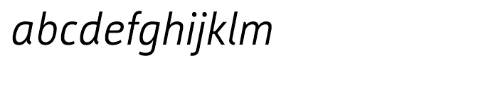 Argumentum Light Italic Font LOWERCASE