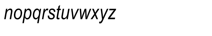 Arial Cyrillic Narrow Italic Font LOWERCASE