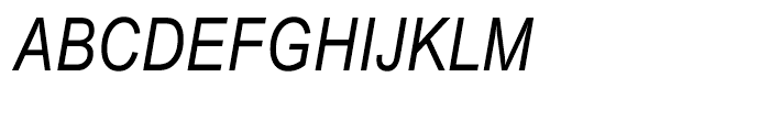 Arial Greek Narrow Italic Font UPPERCASE