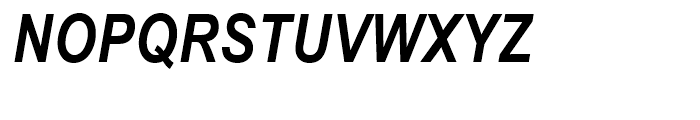 Arial Narrow OS Bold Italic Font UPPERCASE