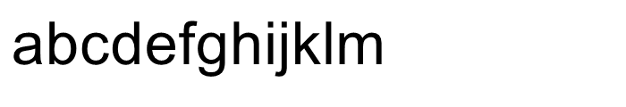 Arial Unicode MS Regular Font LOWERCASE