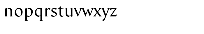 Arida Regular Font LOWERCASE