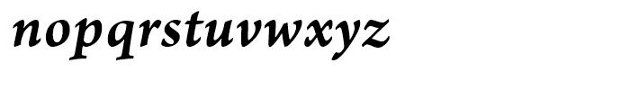 Arno Caption Semibold Italic Font LOWERCASE