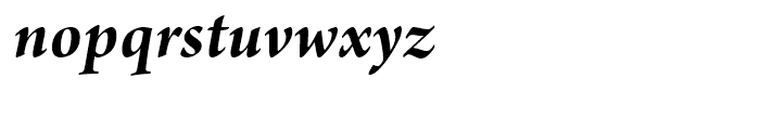 Arno Subhead Bold Italic Font LOWERCASE