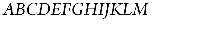 Arno Subhead Italic Font UPPERCASE
