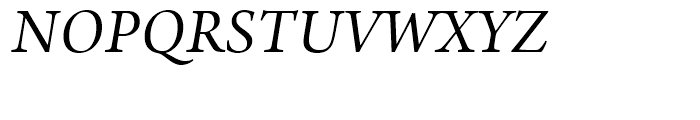 Arno Subhead Italic Font UPPERCASE