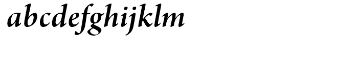 Arno Subhead Semibold Italic Font LOWERCASE