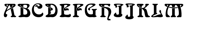 Arnold Bocklin Regular Font UPPERCASE