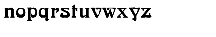 Arnold Bocklin Regular Font LOWERCASE