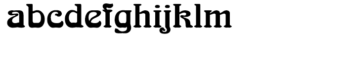 Arnold Boecklin Regular Font LOWERCASE
