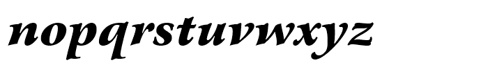 Arrus BT Black Italic OSF Font LOWERCASE