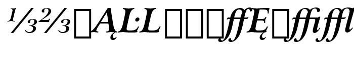 Arrus BT Bold Italic Extension Font UPPERCASE