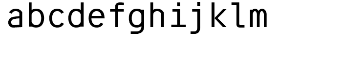 Arsapia Mono Font LOWERCASE