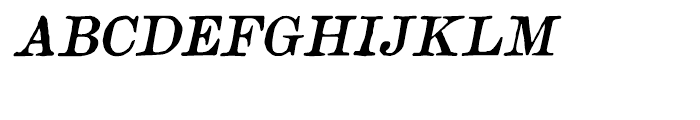 Artful Dodger Italic Font UPPERCASE