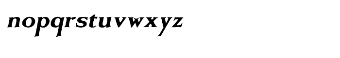 Artimas Black Italic Font LOWERCASE