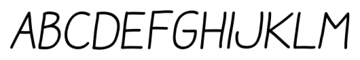 Aracne Soft Italic Font UPPERCASE
