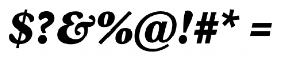 ArbescoDT ExtraBold Italic Font OTHER CHARS