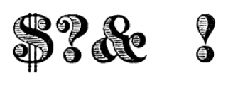 Archive Copperplate Head Regular Font OTHER CHARS