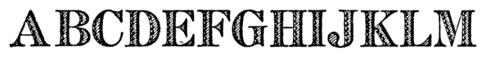Archive French Shaded Regular Font UPPERCASE