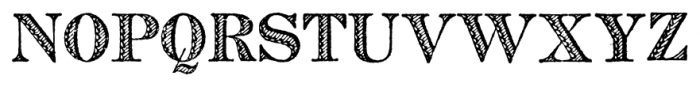 Archive French Shaded Regular Font LOWERCASE