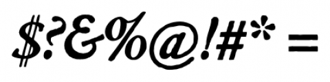 Archive Garamond Pro Bold Italic Font OTHER CHARS