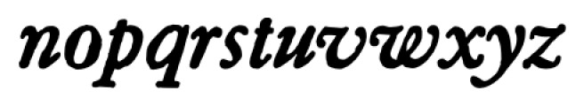 Archive Garamond Pro Bold Italic Font LOWERCASE