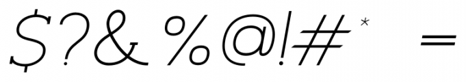 Archivio Italic Slab 500 Font OTHER CHARS