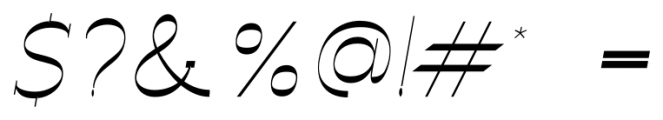 Archivio Italic Slab Experimental 400 Font OTHER CHARS