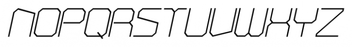 ArcticPatrol Thin Italic Font UPPERCASE