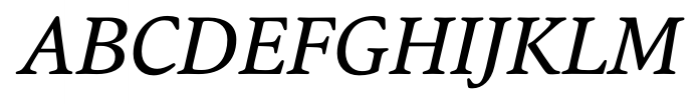 Argos Italic Font UPPERCASE