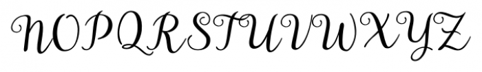 Ariadne Script Font UPPERCASE