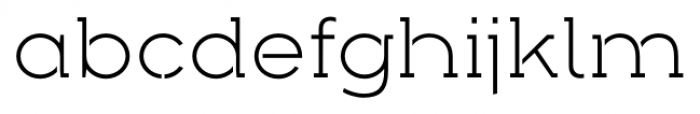 Arkibal Serif Stencil Light Font LOWERCASE