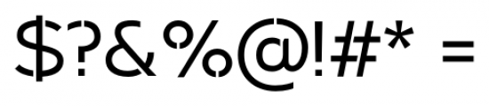 Arkibal Serif Stencil Medium Font OTHER CHARS