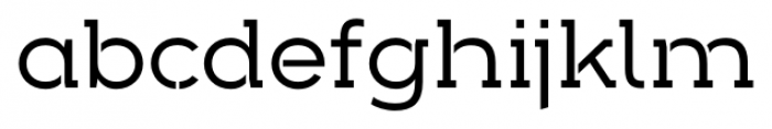 Arkibal Serif Stencil Medium Font LOWERCASE