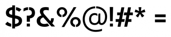 Arkibal Serif Stencil Regular Font OTHER CHARS
