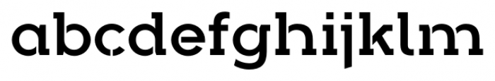 Arkibal Serif Stencil Regular Font LOWERCASE