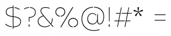 Arkibal Serif Stencil Thin Font OTHER CHARS