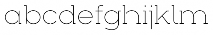 Arkibal Serif Stencil Thin Font LOWERCASE