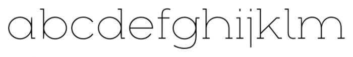 Arkibal Serif Thin Font LOWERCASE