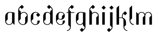 Arlequin Regular Font LOWERCASE