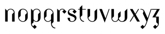 Arlequin Regular Font LOWERCASE